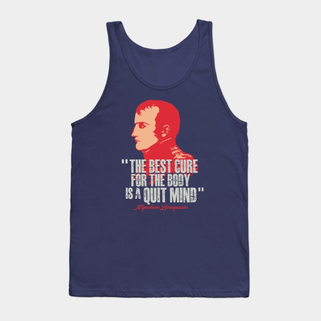 Napoleon Bonaparte - Inspirational Quote Tank Top by Distant War